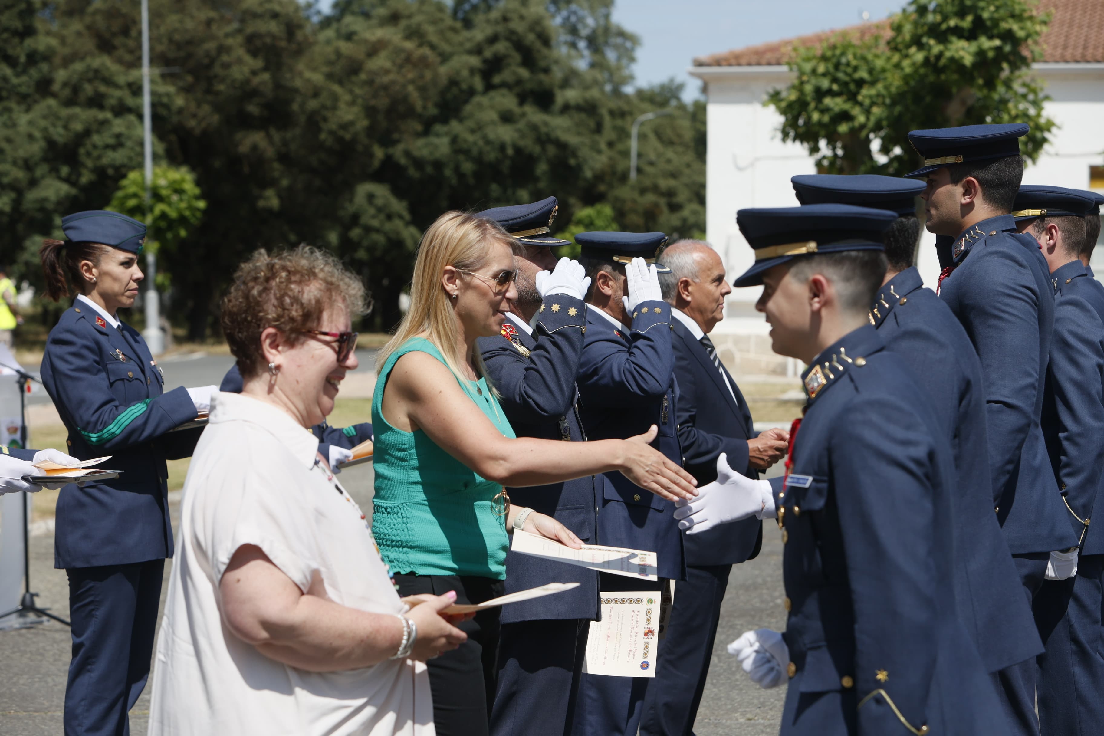 La clausura del curso académico del Grupo de Escuelas de la Base Aérea de Matacán, en imágenes