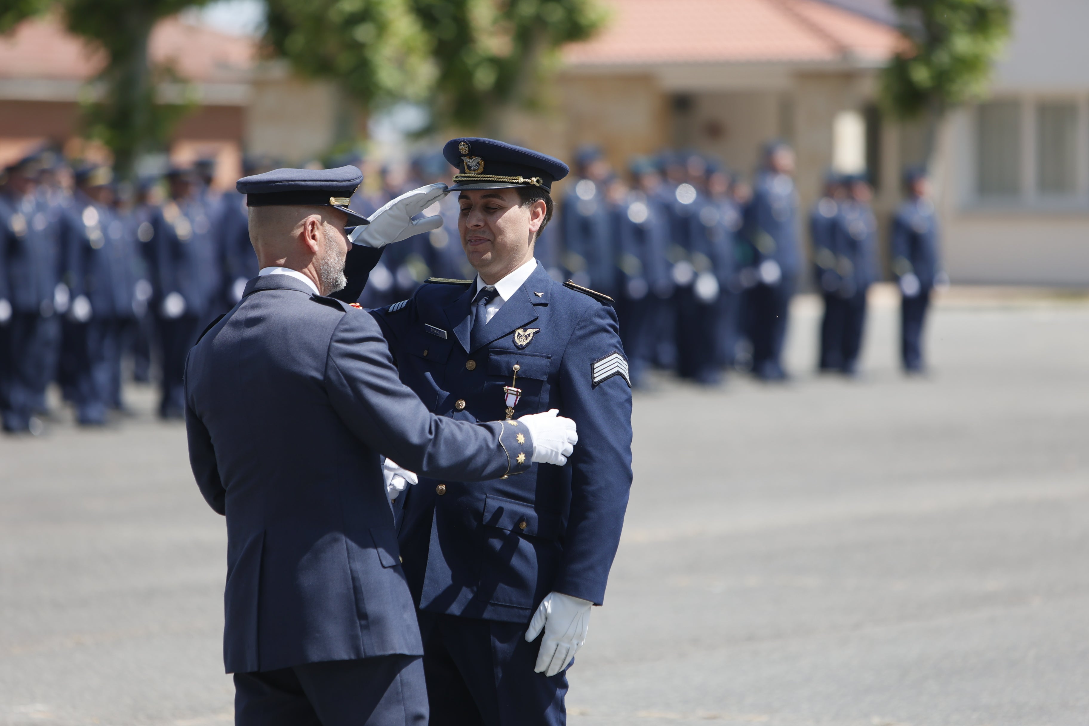 La clausura del curso académico del Grupo de Escuelas de la Base Aérea de Matacán, en imágenes