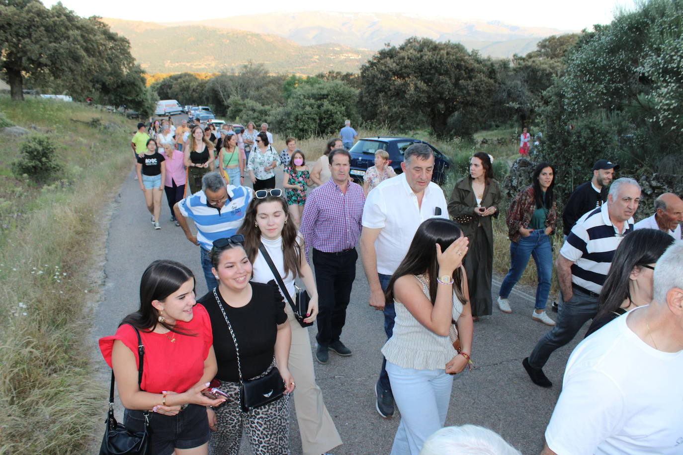 Valdefuentes de Sangusín recibe a la Virgen del Carrascal