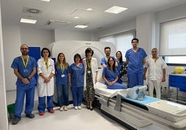 Imagen del equipo de Cardiología que está implementando el nuevo sistema.