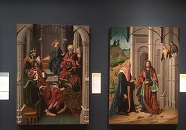 Una de las 26 tablas del antiguo retablo de la Catedral de Ciudad Rodrigo realizado por Fernando Gallego (1480-1488) y que actualmente se exhiben en la Universidad de Tucson (Arizona, USA).