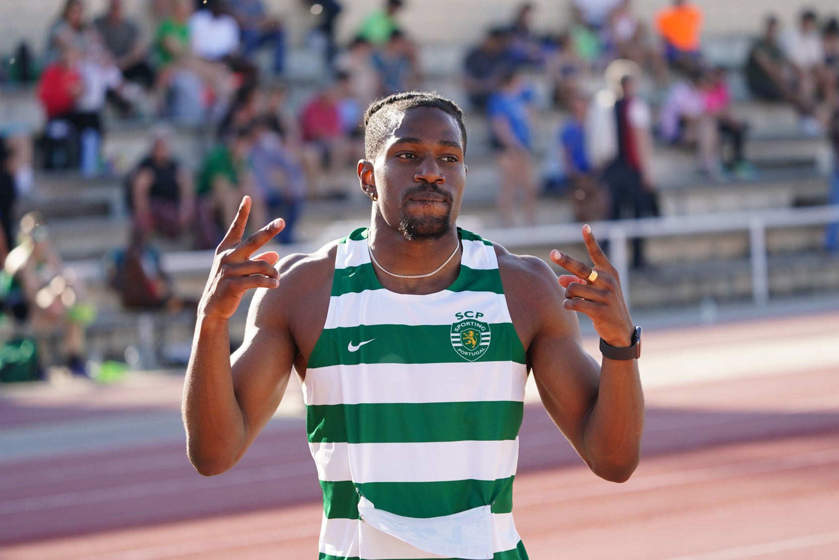 Las mejores imágenes de una gran tarde de atletismo en Las Pistas del Helmántico