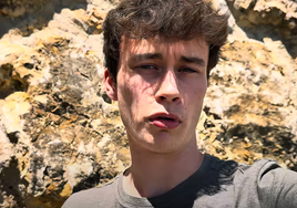 Jorge Rey durante el último vídeo de su canal.