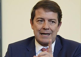 El presidente de la Junta de Castilla y León, Alfonso Fernández Mañueco.