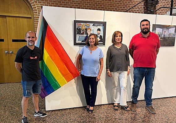 Pedro José Pérez, Sonsoles Núñez, Carmen Ávila y Antonio Poveda.