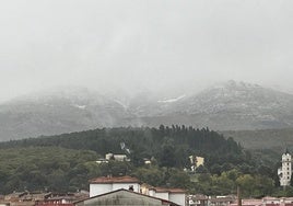 La Sierra de Béjar nevada.