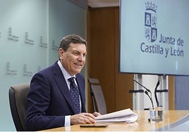 Carlos Javier Fernández Carriedo, consejero de Economía y Hacienda de la Junta de Castilla y León.
