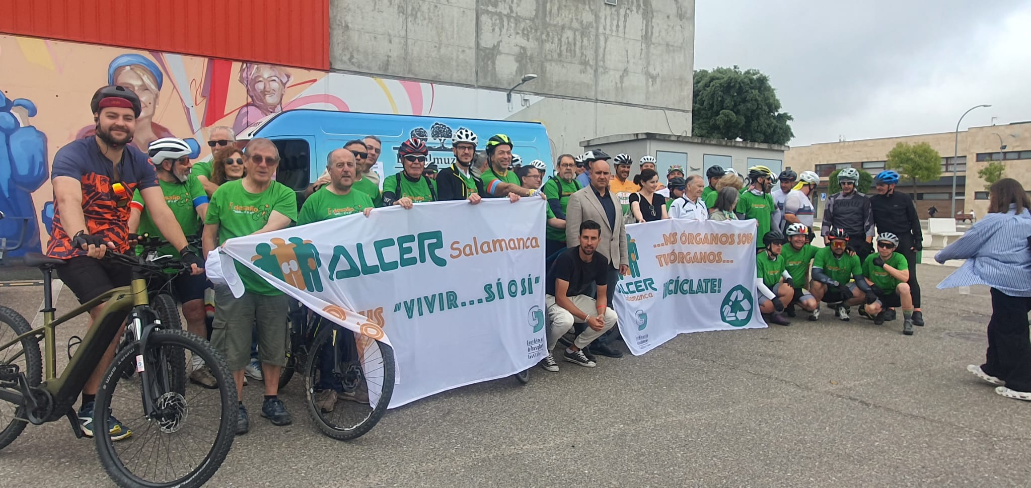Un "pelotón verde" que ya circula por la provincia con origen en Villares