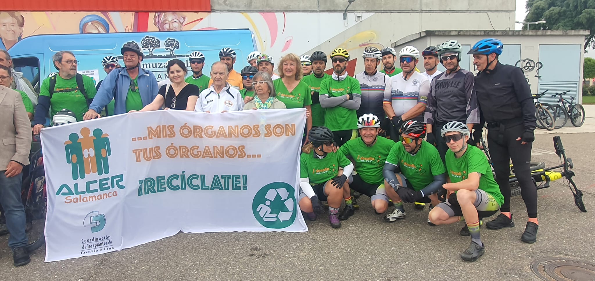 Un "pelotón verde" que ya circula por la provincia con origen en Villares