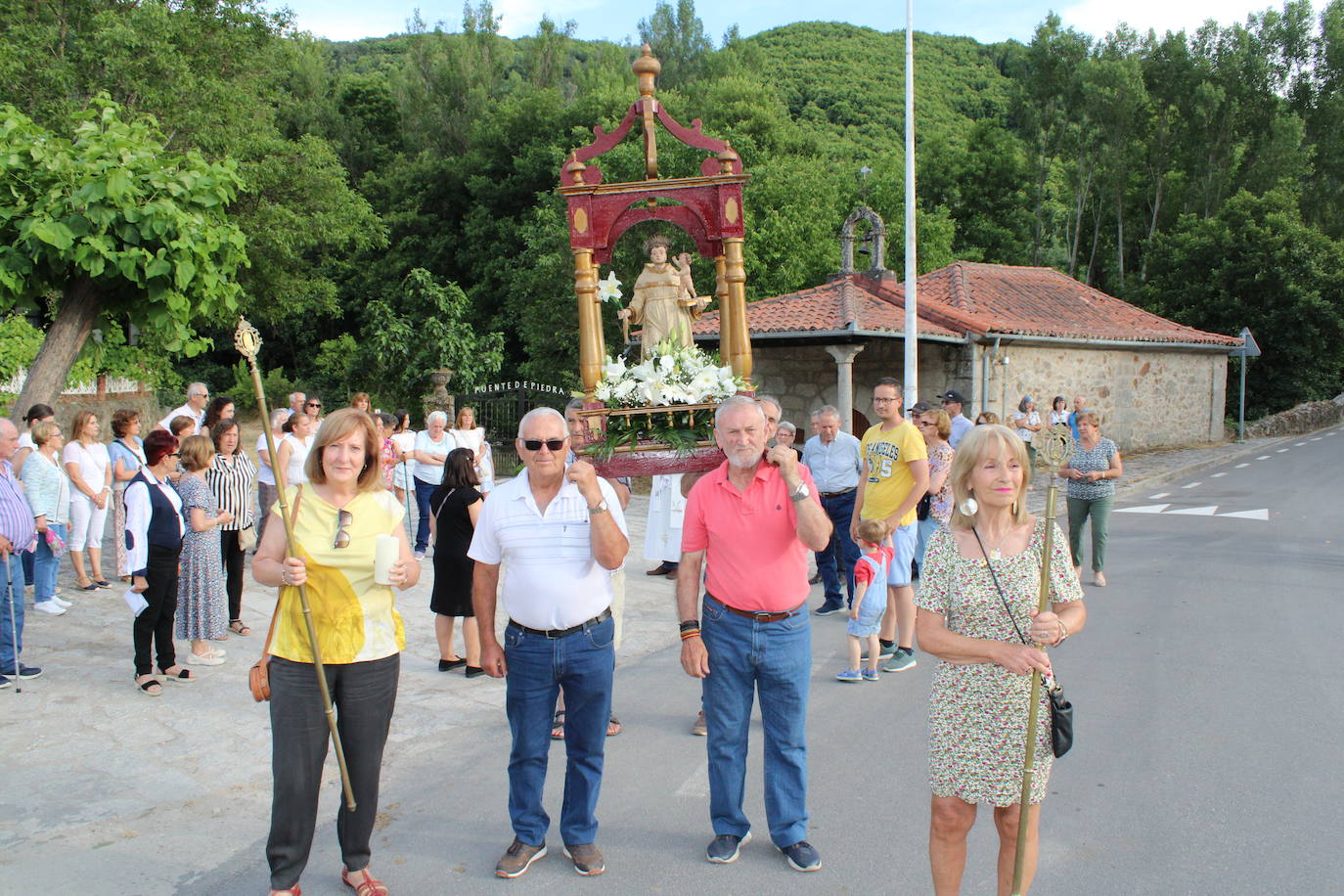 Montemayor del Río acompaña a San Antonio en la víspera de su fiesta