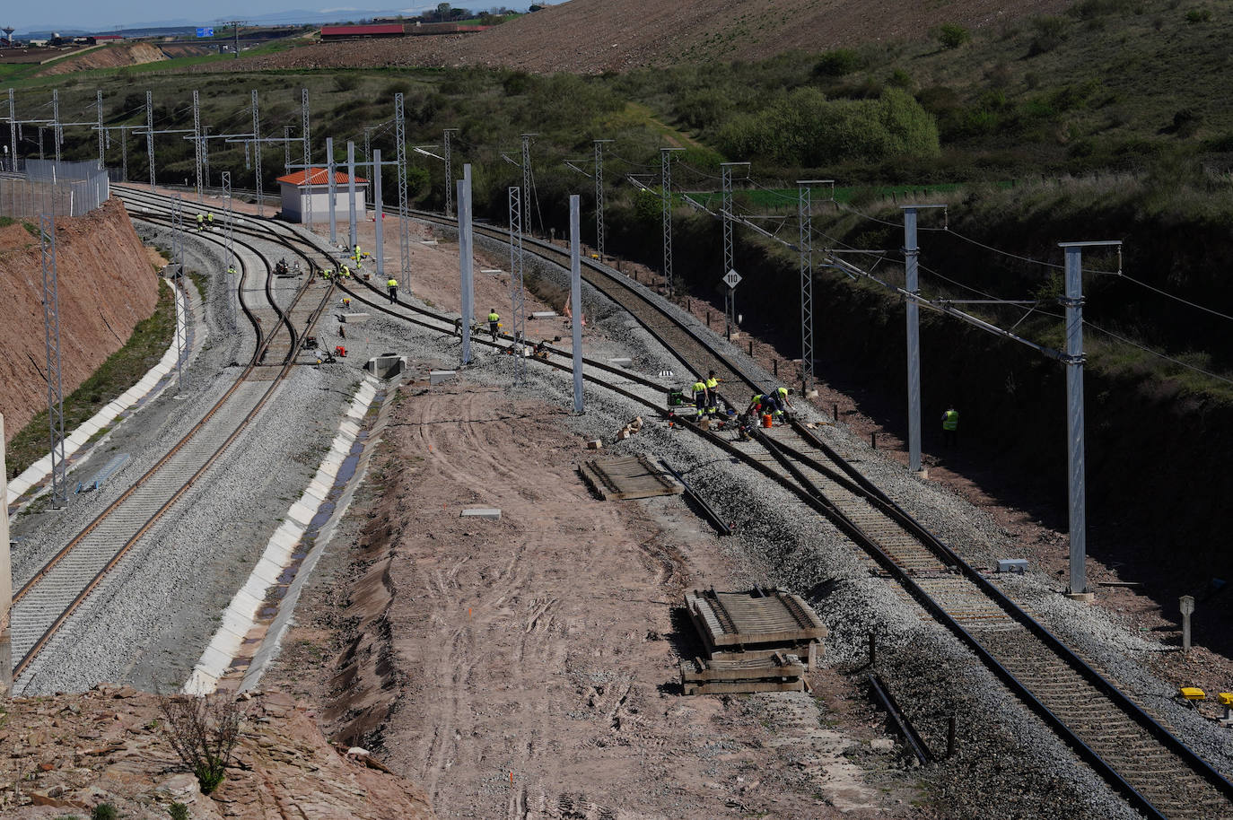 Imagen de las obras acometidas en el Puerto Seco.