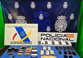 Imagen de lo incautado.