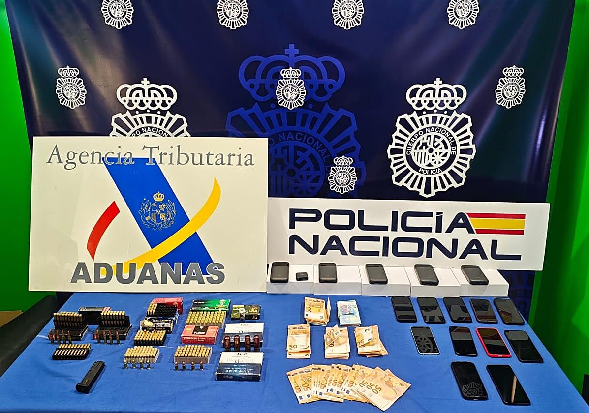 Imagen de lo incautado.