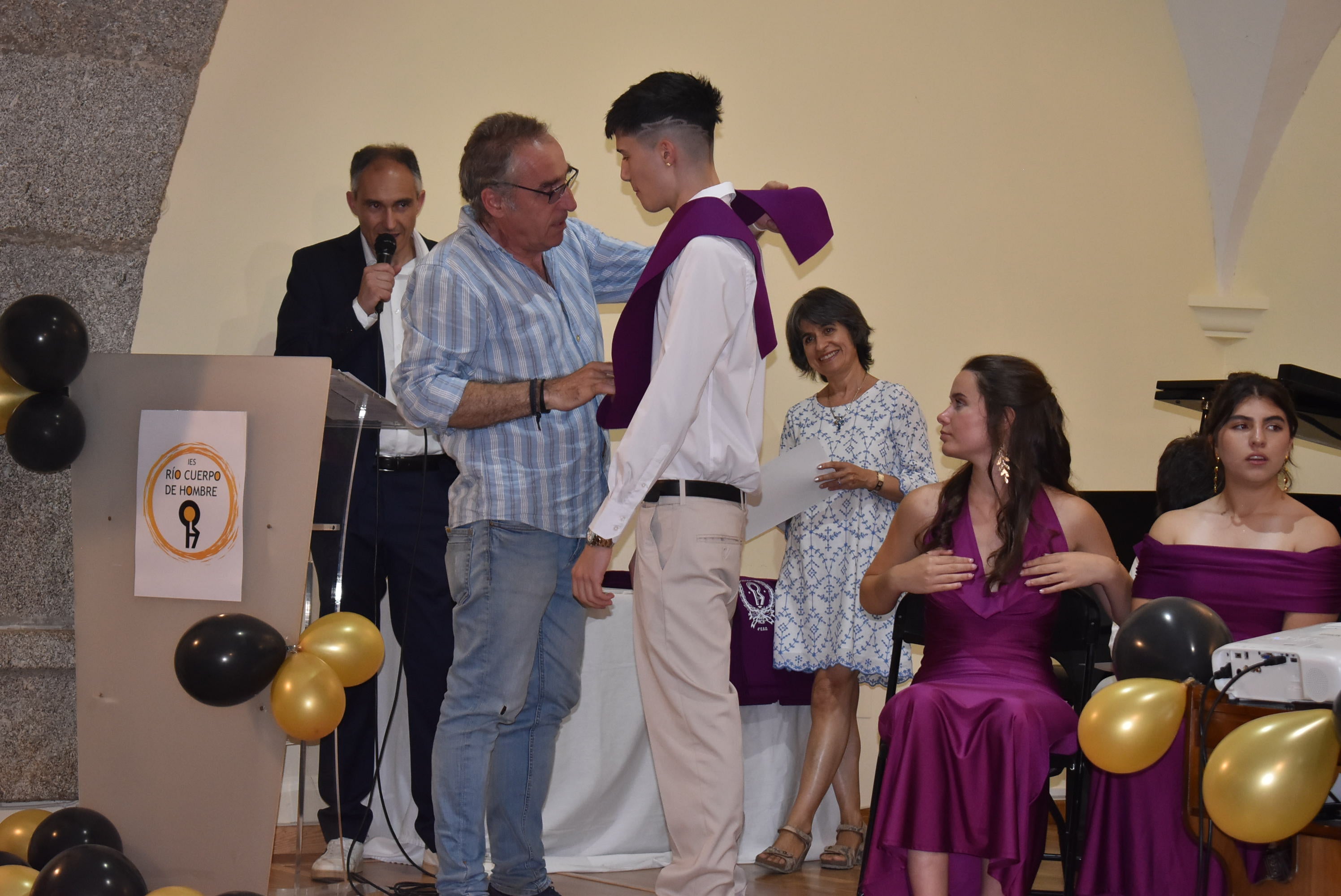 Graduación de los alumnos de 4º de la ESO y Bachillerato del IES Río Cuerpo de Hombre en Béjar