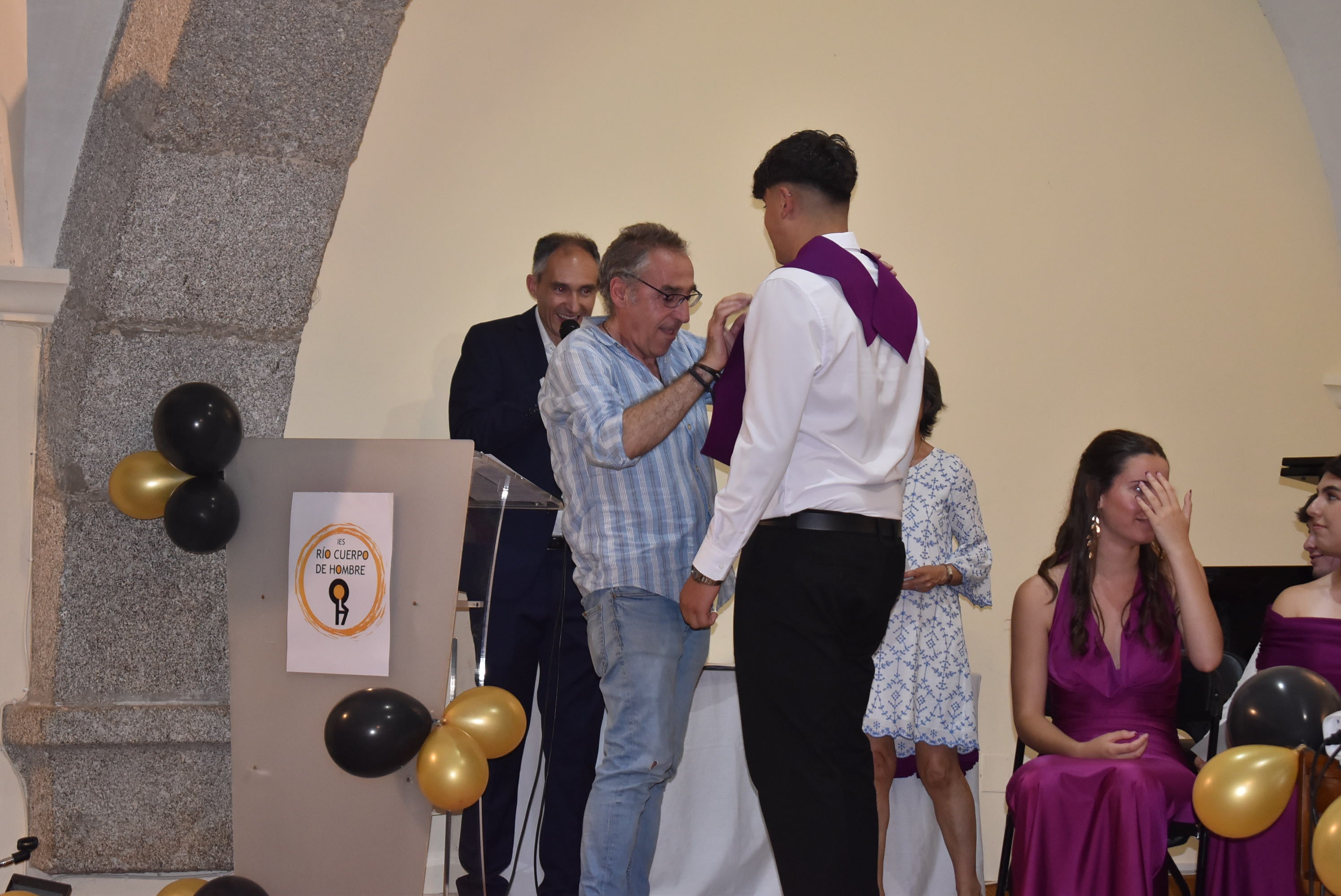 Graduación de los alumnos de 4º de la ESO y Bachillerato del IES Río Cuerpo de Hombre en Béjar