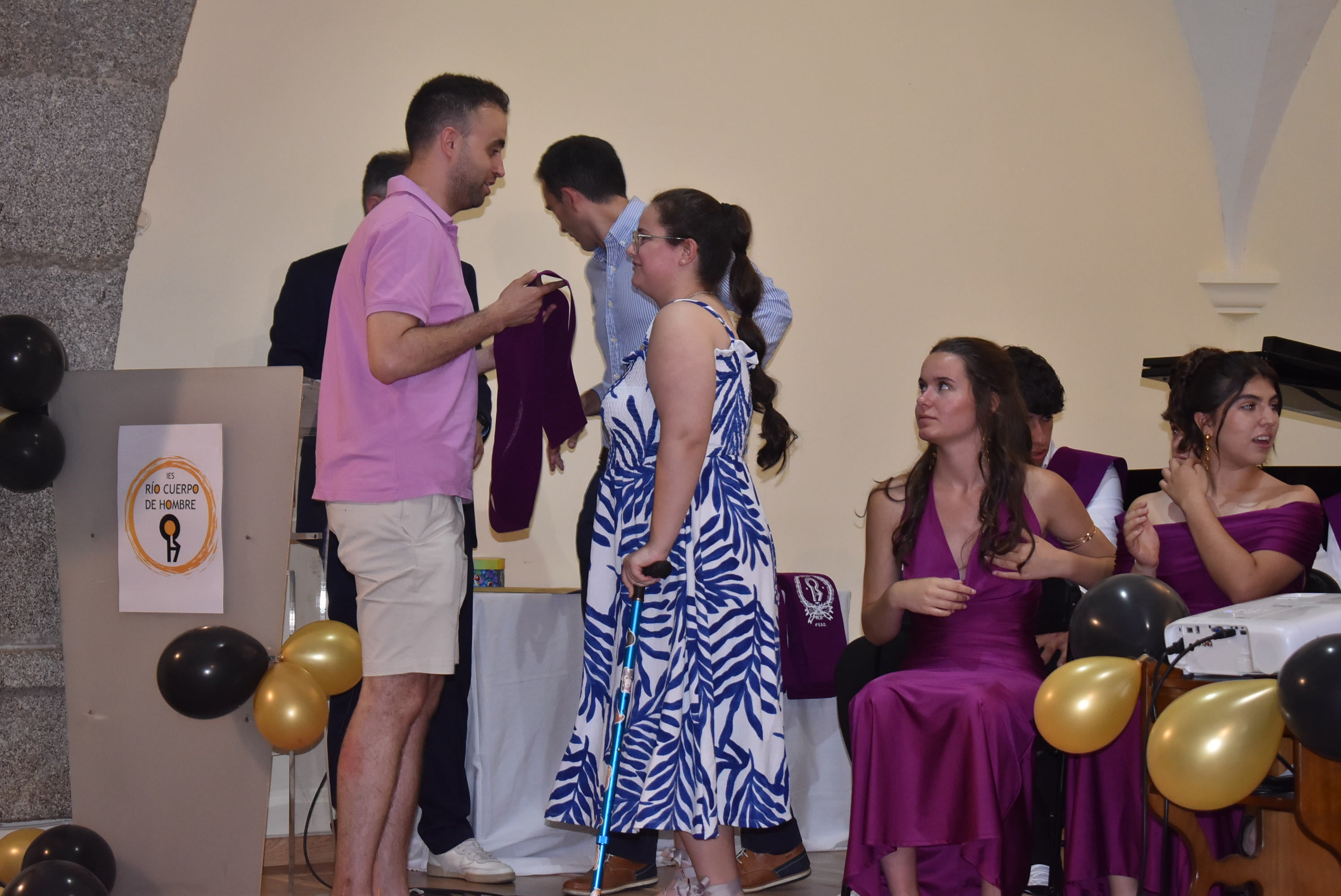 Graduación de los alumnos de 4º de la ESO y Bachillerato del IES Río Cuerpo de Hombre en Béjar