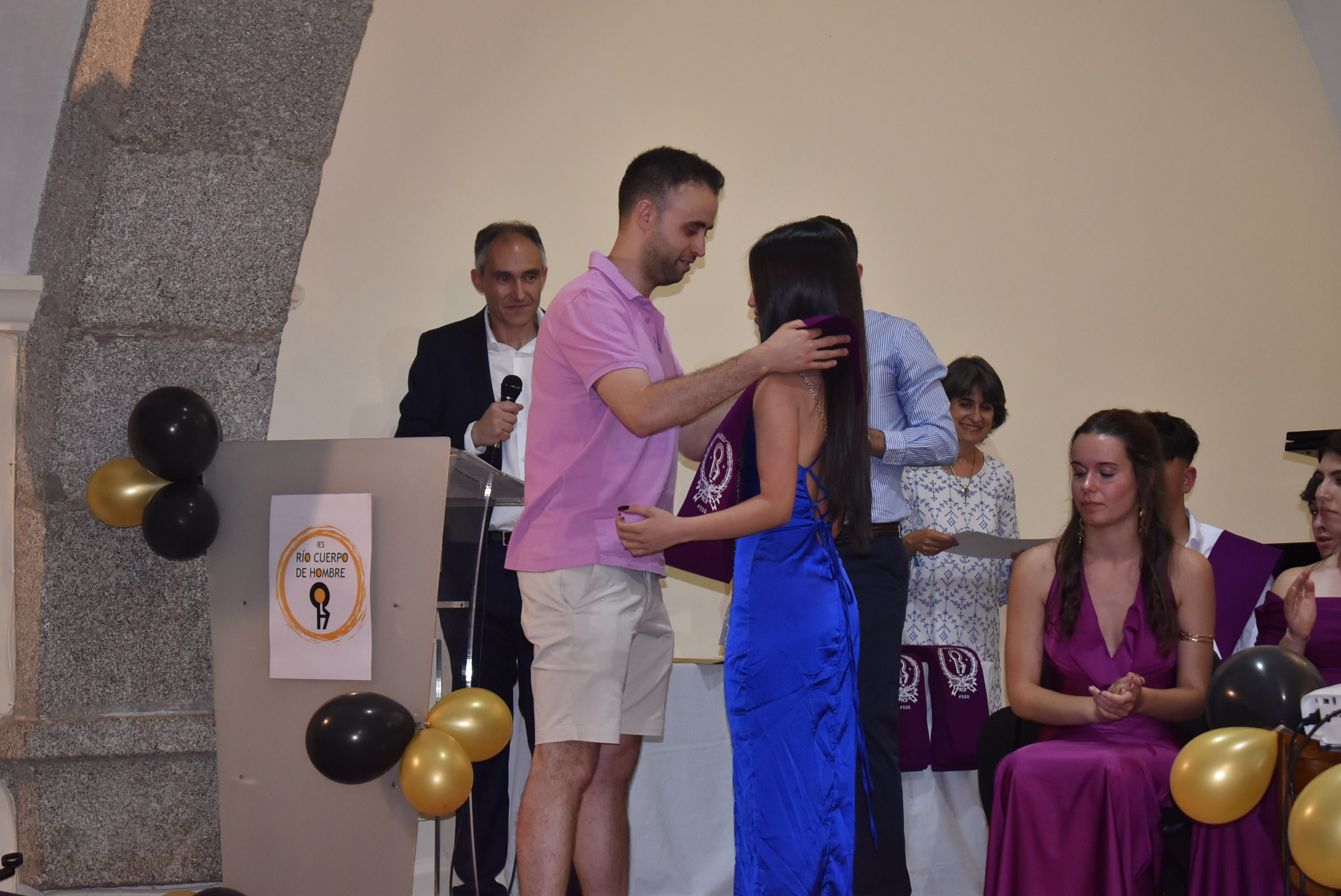 Graduación de los alumnos de 4º de la ESO y Bachillerato del IES Río Cuerpo de Hombre en Béjar
