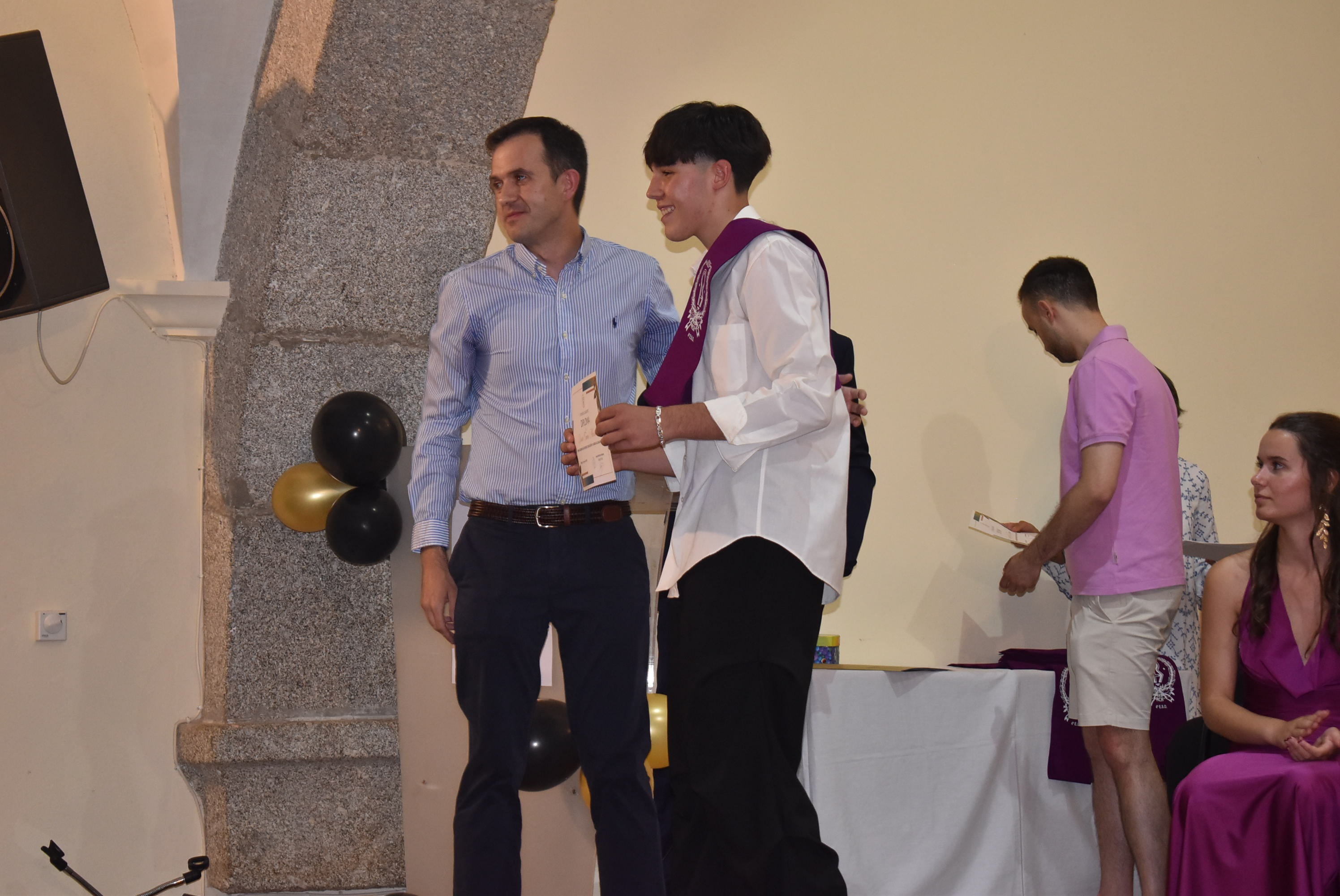 Graduación de los alumnos de 4º de la ESO y Bachillerato del IES Río Cuerpo de Hombre en Béjar