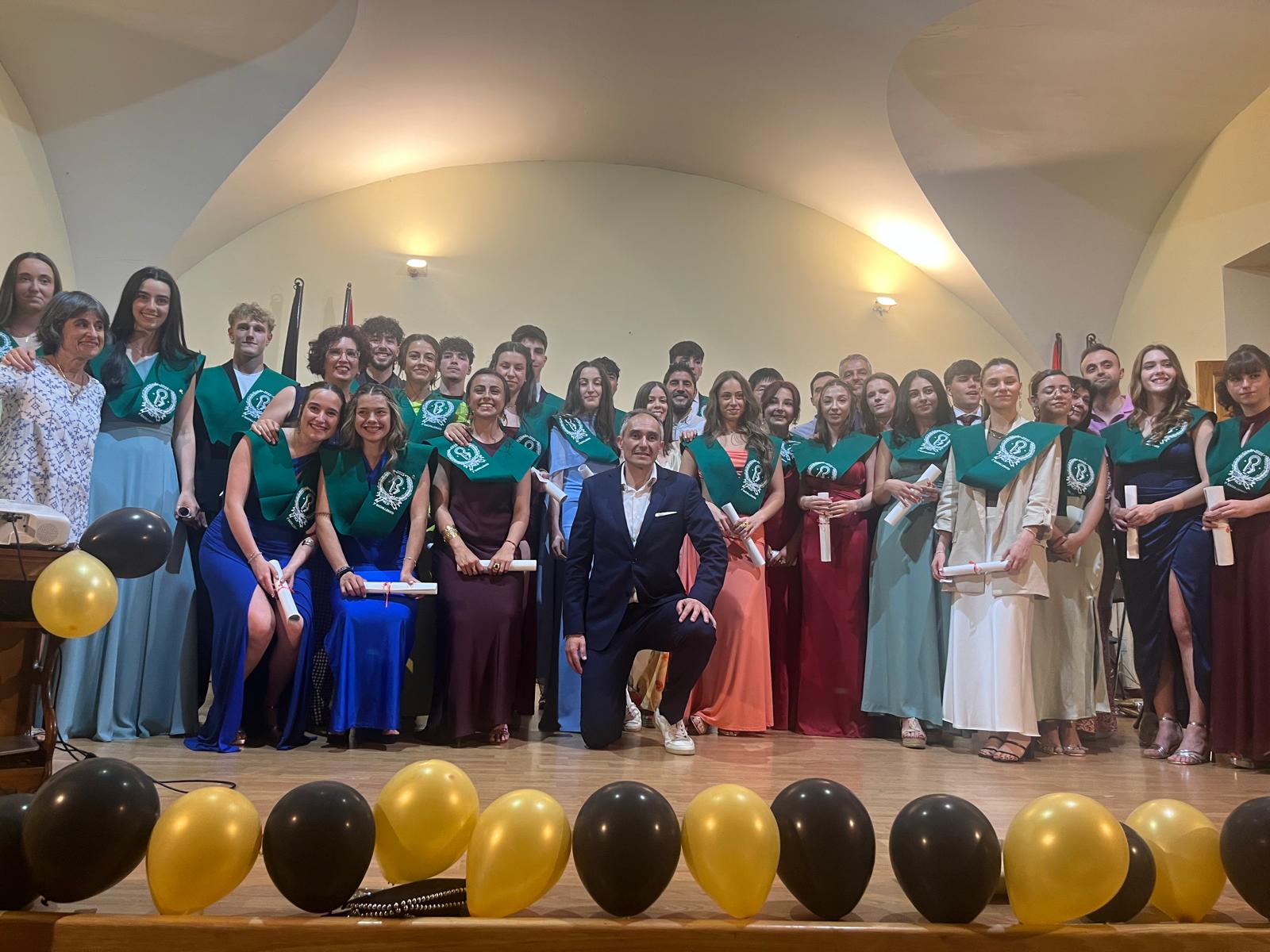 Graduación de los alumnos de 4º de la ESO y Bachillerato del IES Río Cuerpo de Hombre en Béjar