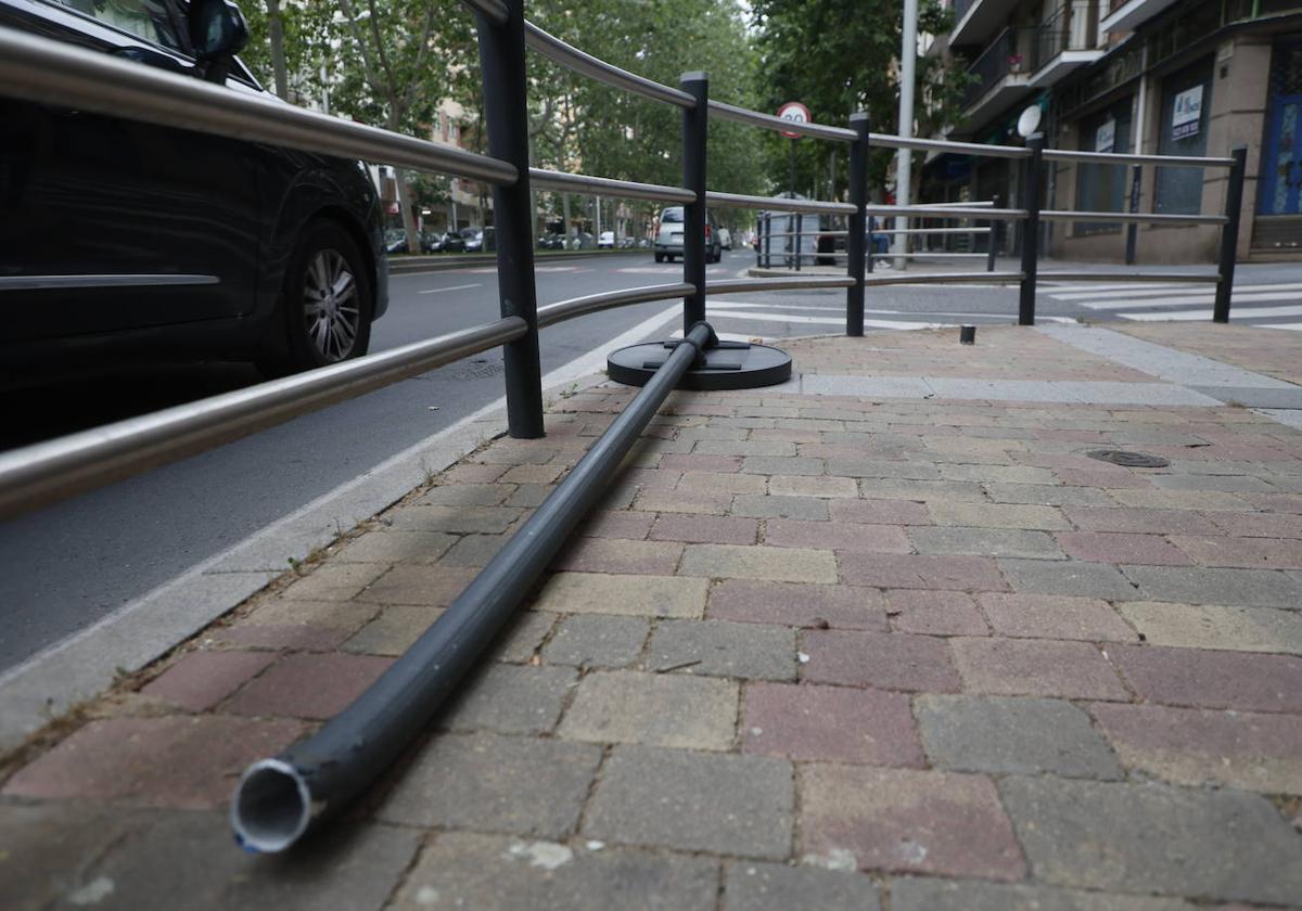 Señal caída, ciudad a ciegas