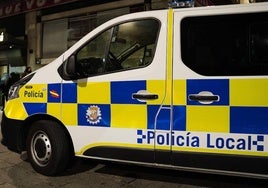 Furgón de la Policía Local.