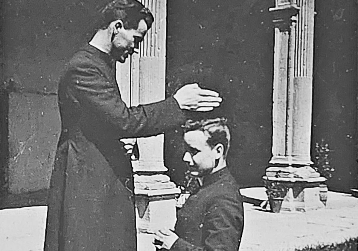 Peter O`Grady, durante su estadía en el Colegio de Fonseca.