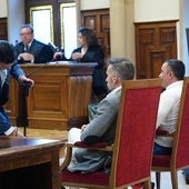 Los acusados en un momento del juicio en la Audiencia Provincial de Salamanca.