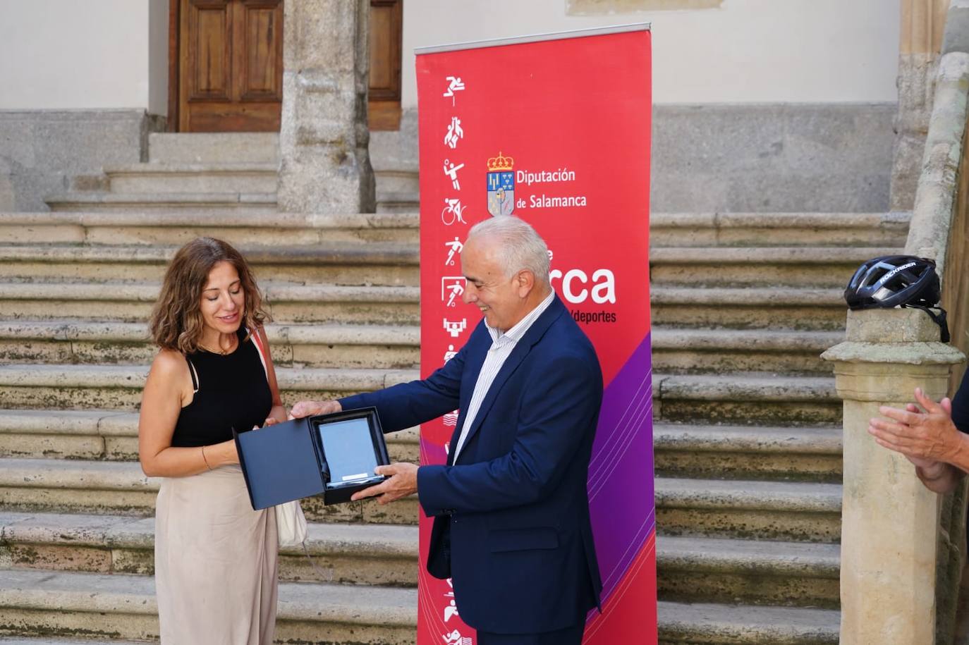 Gran fiesta en La Salina para entregar los premios a los mejores del Triatlón Escolar