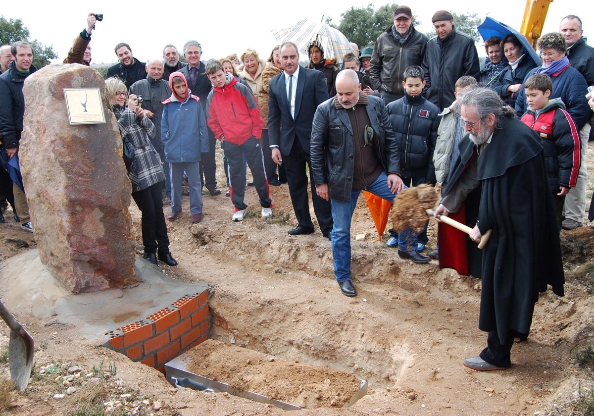 Uno de los enterramientos realizados en el Cementerio de Arte de Morille.