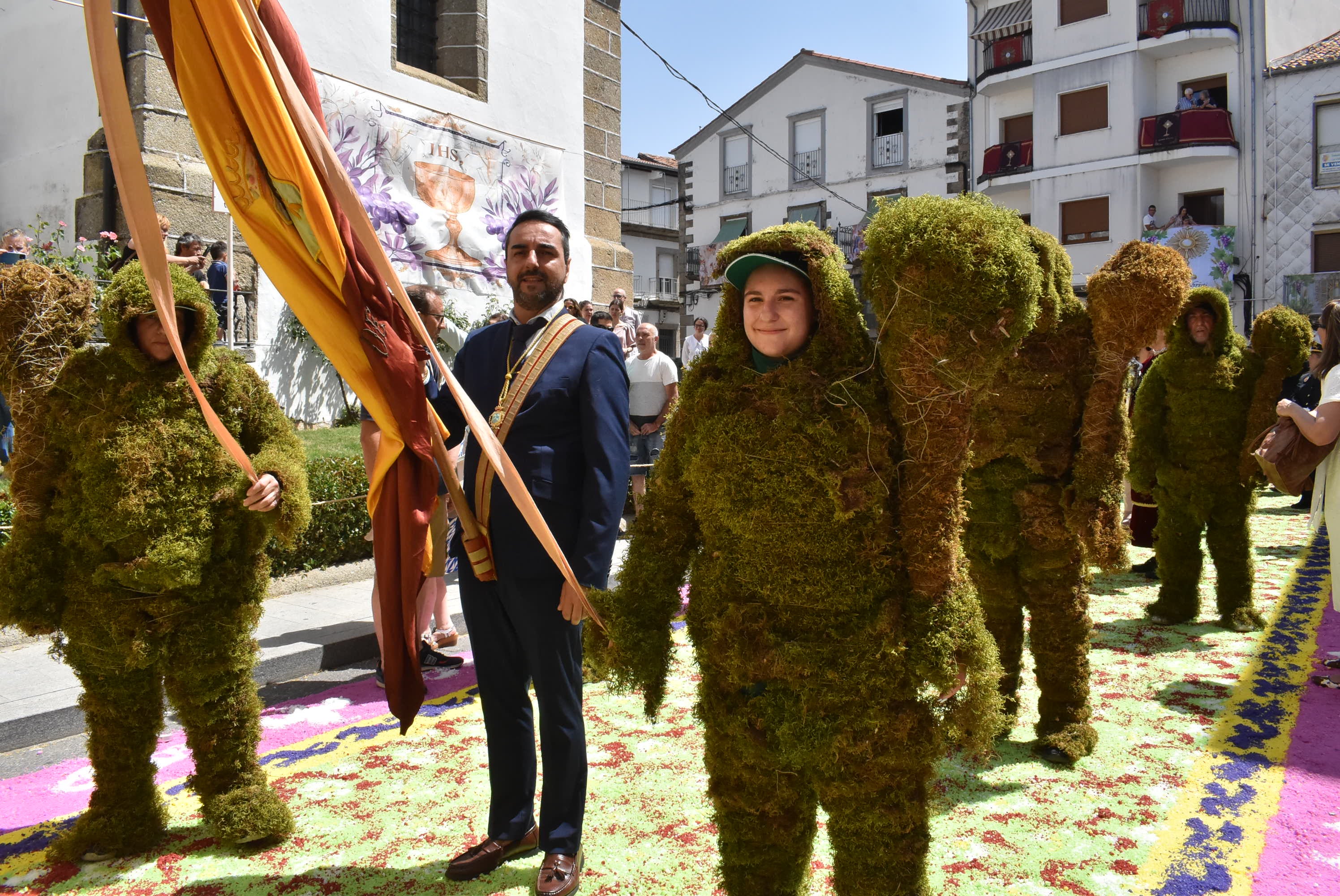 Béjar cumple un año más con la procesión del Corpus Christi como Fiesta de Interés Turístico Internacional