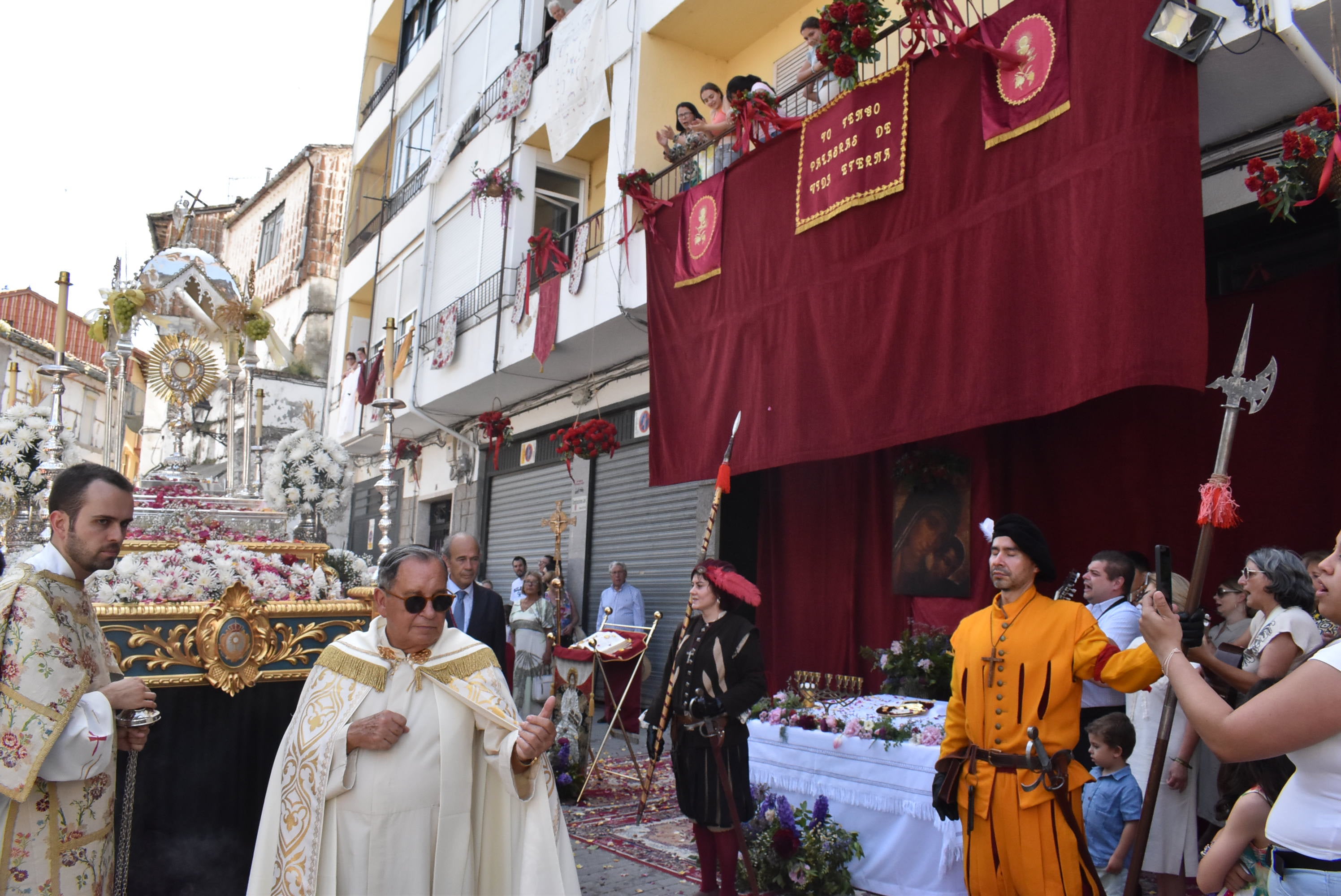 Béjar cumple un año más con la procesión del Corpus Christi como Fiesta de Interés Turístico Internacional