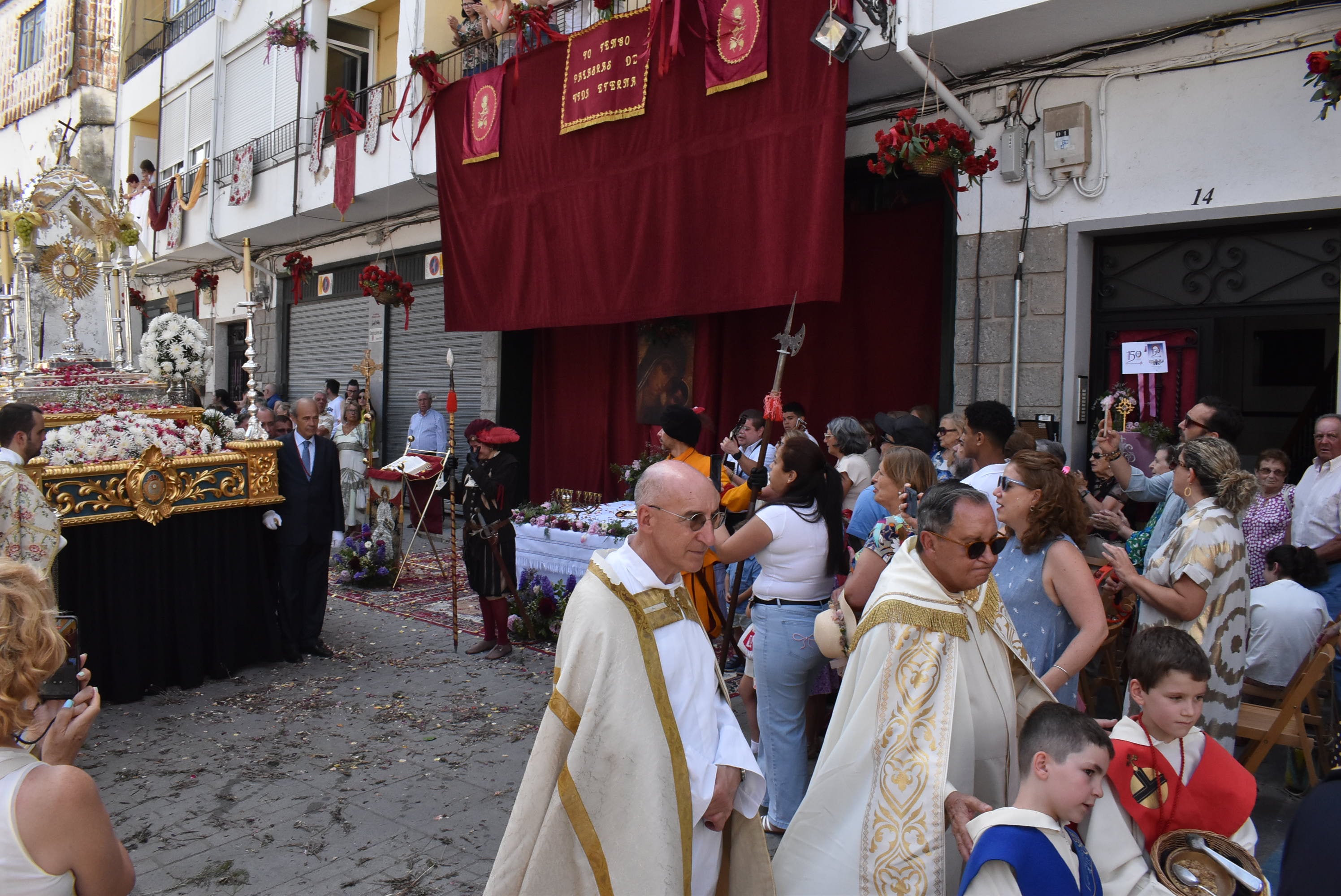 Béjar cumple un año más con la procesión del Corpus Christi como Fiesta de Interés Turístico Internacional