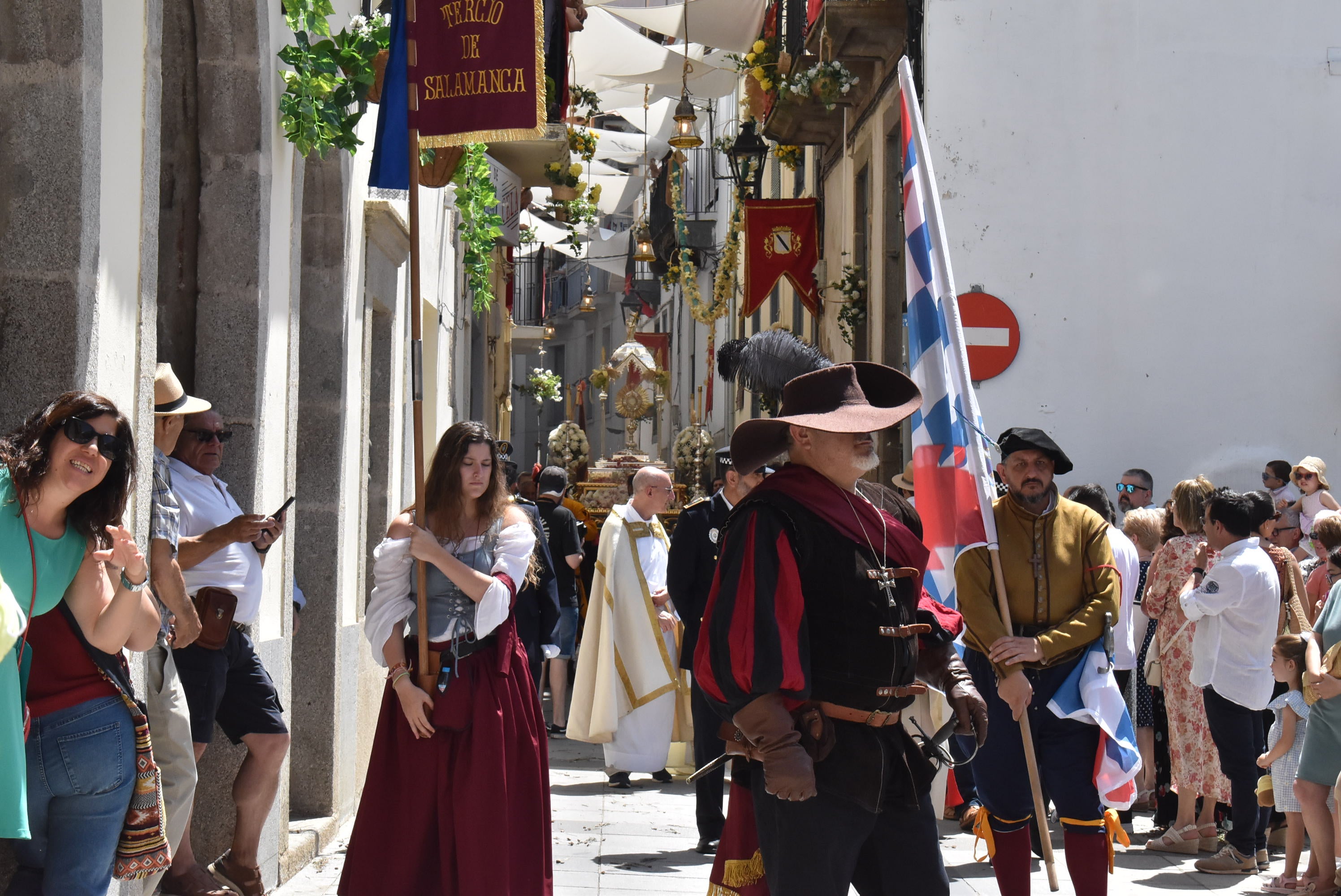 Béjar cumple un año más con la procesión del Corpus Christi como Fiesta de Interés Turístico Internacional