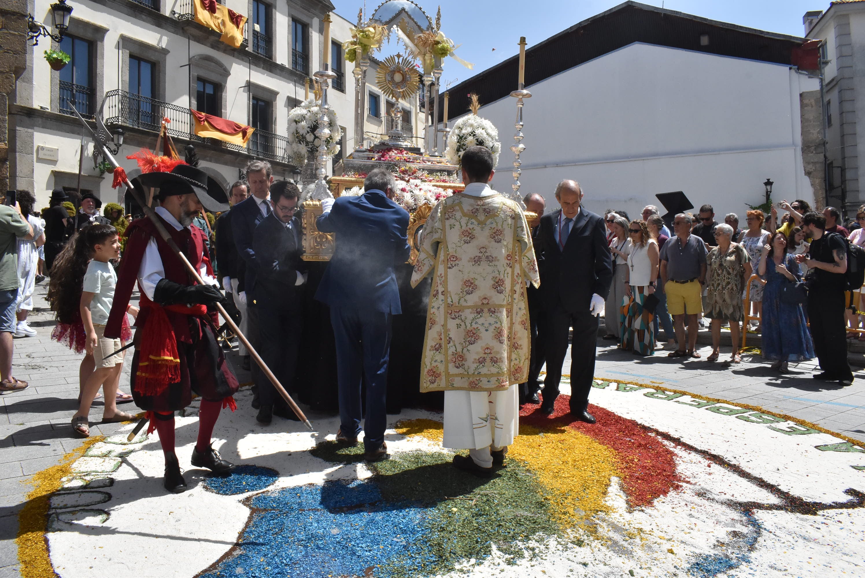 Béjar cumple un año más con la procesión del Corpus Christi como Fiesta de Interés Turístico Internacional