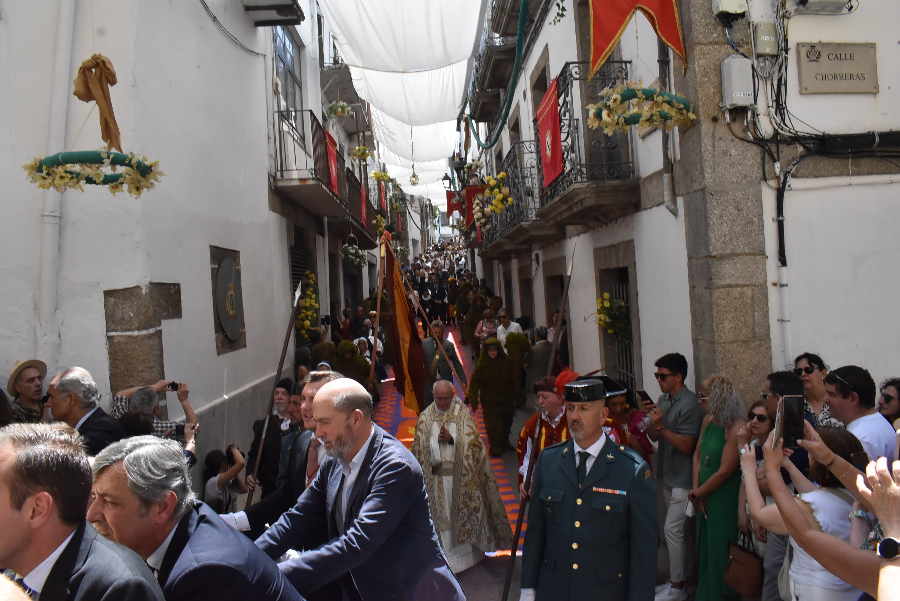 Béjar cumple un año más con la procesión del Corpus Christi como Fiesta de Interés Turístico Internacional