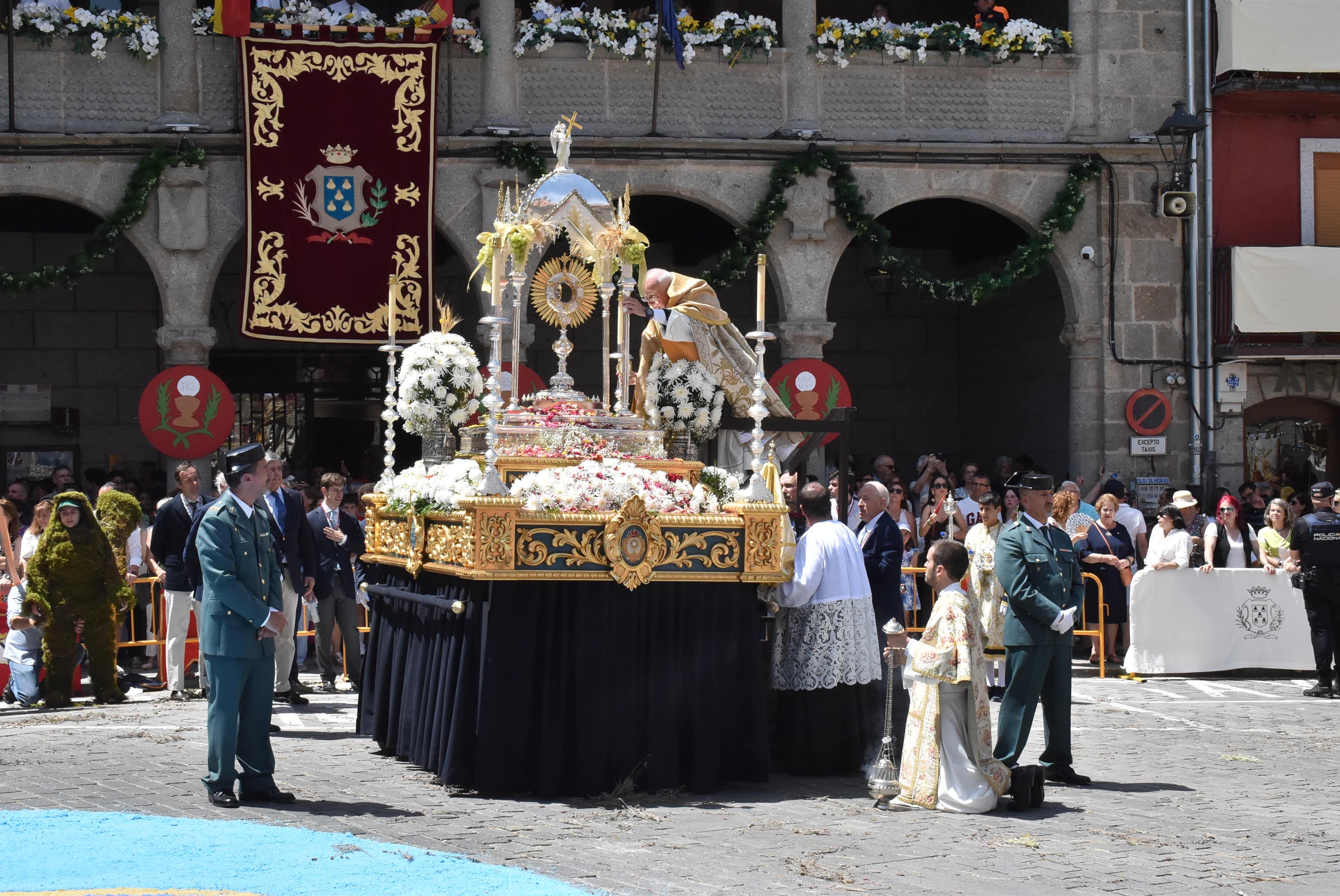 Béjar cumple un año más con la procesión del Corpus Christi como Fiesta de Interés Turístico Internacional