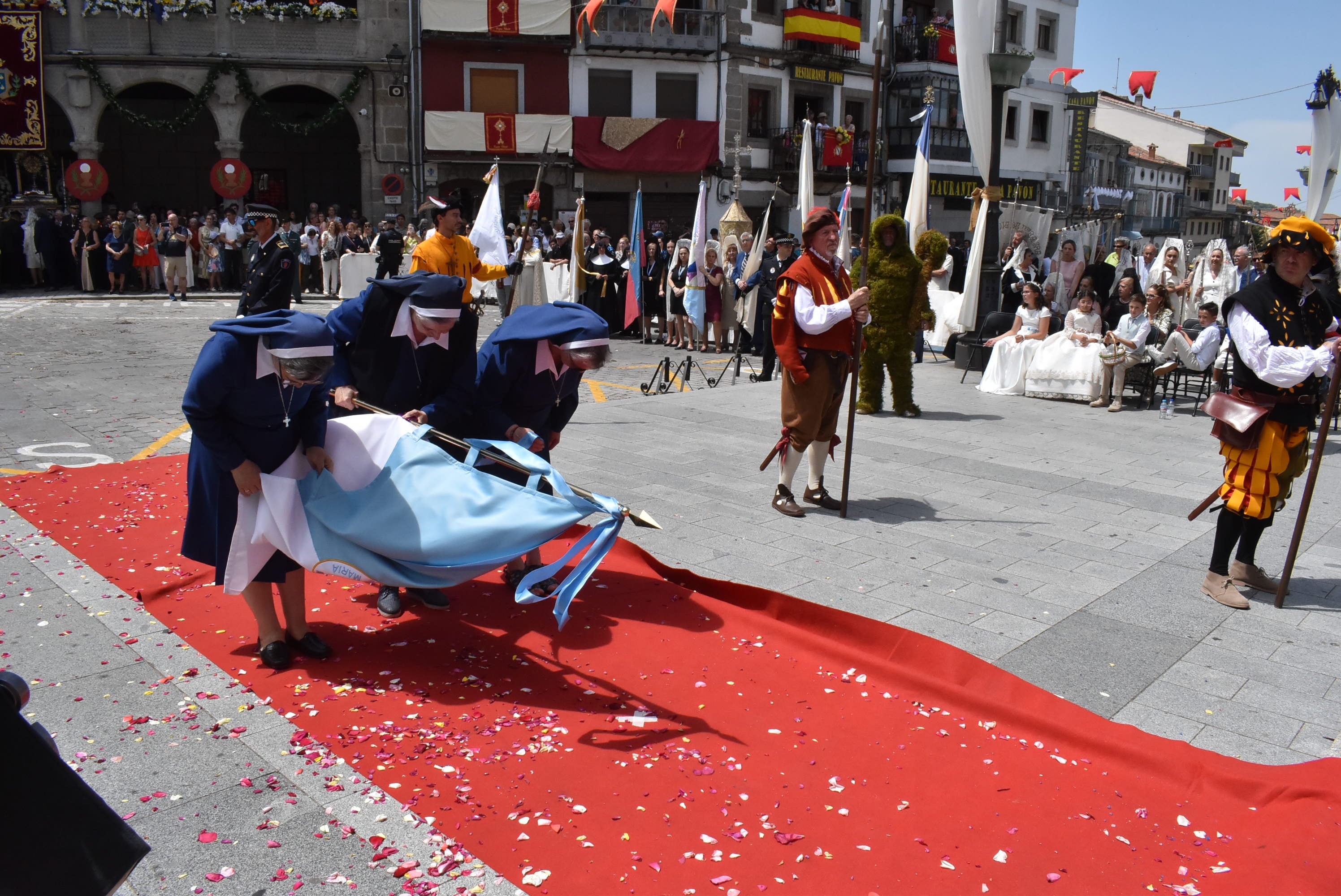 Béjar cumple un año más con la procesión del Corpus Christi como Fiesta de Interés Turístico Internacional