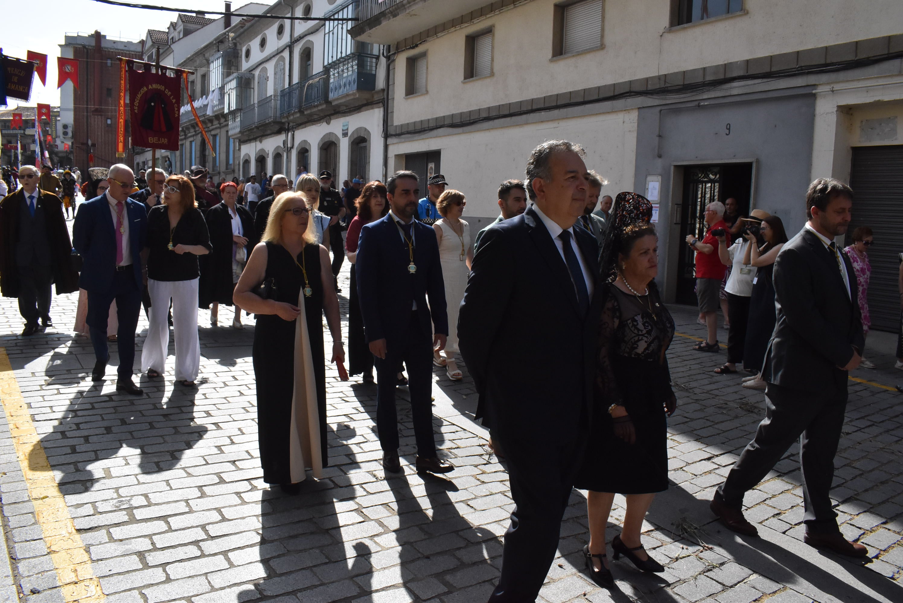 Béjar cumple un año más con la procesión del Corpus Christi como Fiesta de Interés Turístico Internacional