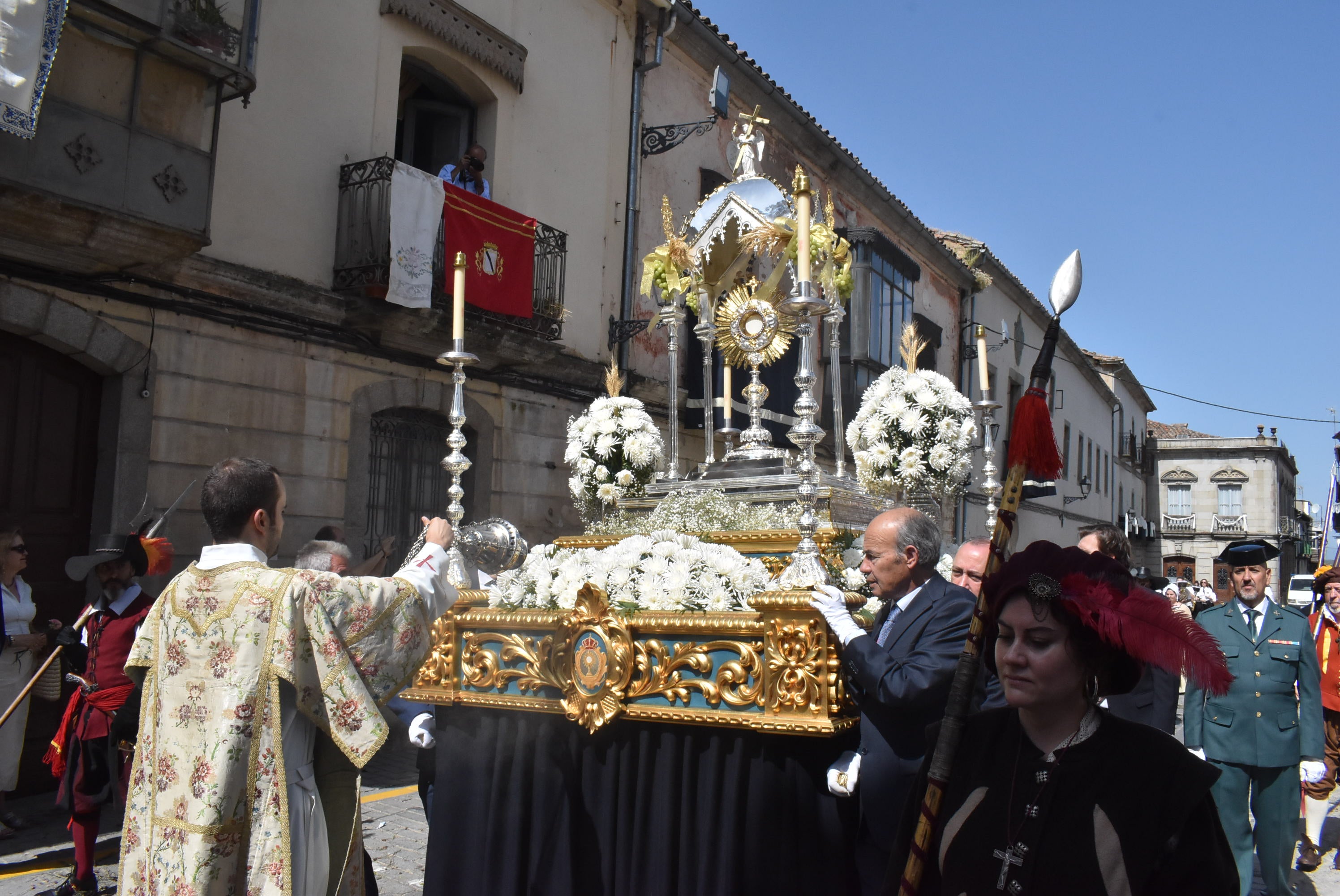 Béjar cumple un año más con la procesión del Corpus Christi como Fiesta de Interés Turístico Internacional