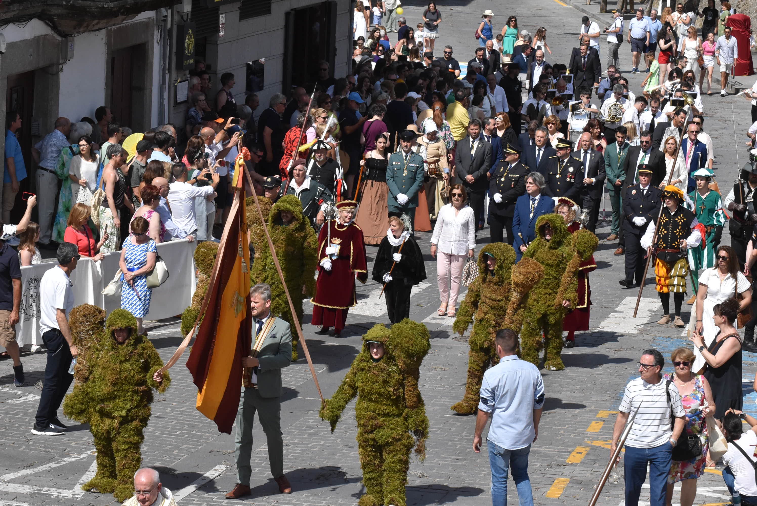 Béjar cumple un año más con la procesión del Corpus Christi como Fiesta de Interés Turístico Internacional
