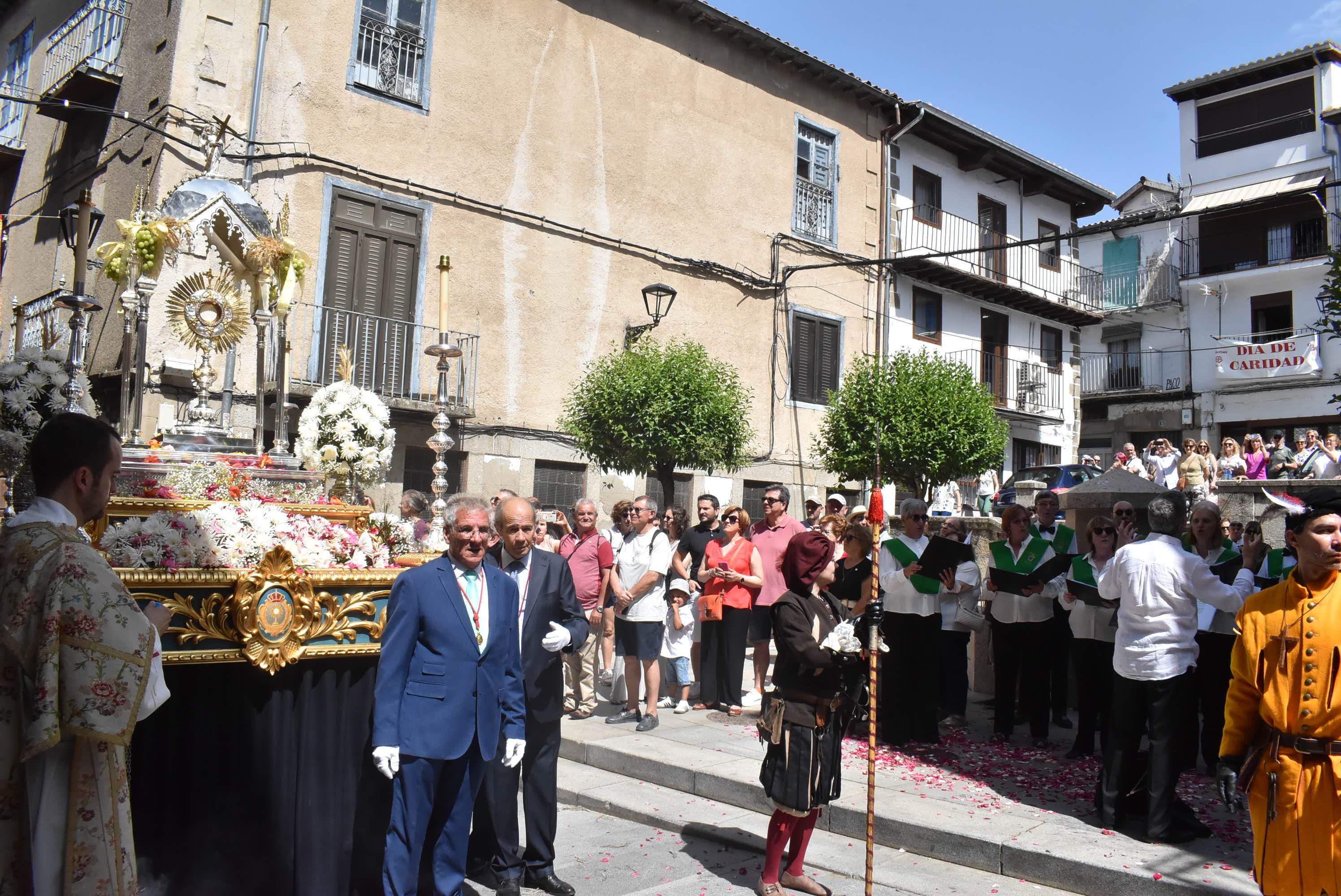 Béjar cumple un año más con la procesión del Corpus Christi como Fiesta de Interés Turístico Internacional