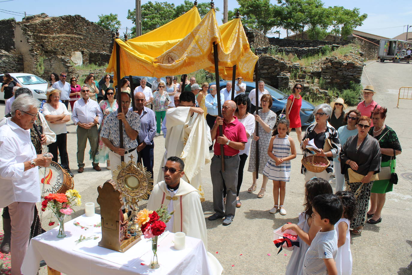Solemne celebración de la Octava del Corpus en Salvatierra de Tormes