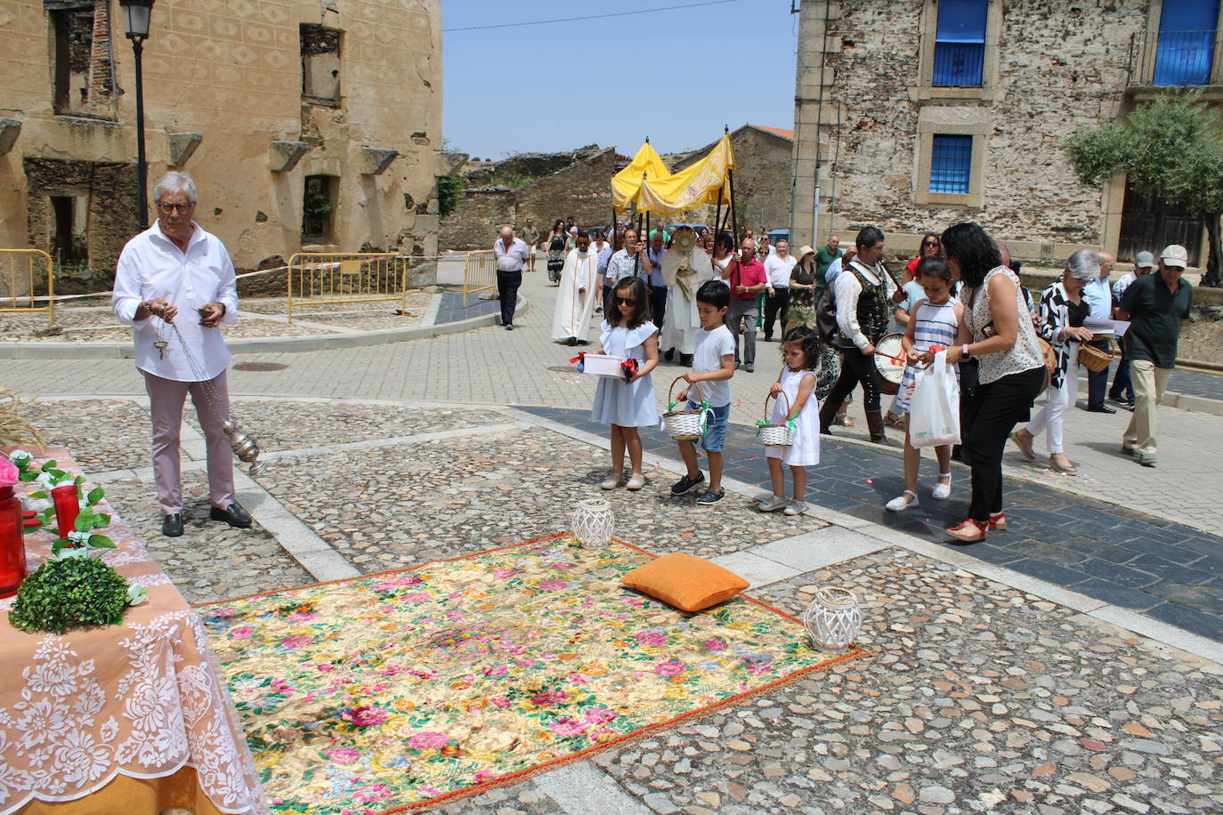 Solemne celebración de la Octava del Corpus en Salvatierra de Tormes