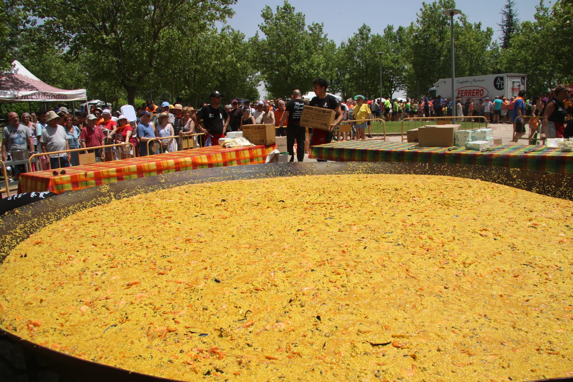 Cabrerizos presume de paella