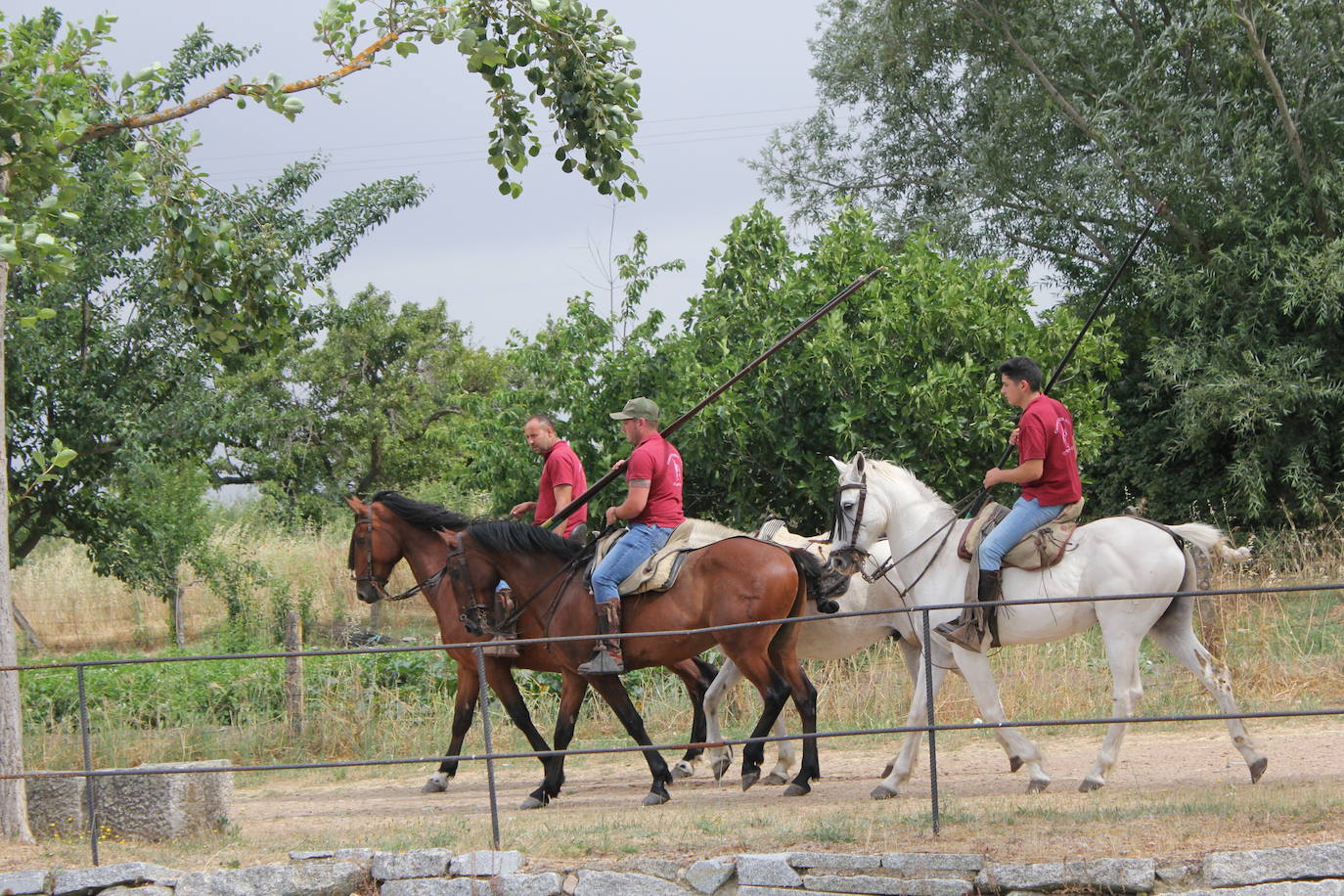 Último y trepidante encierro a caballo en Sancti Spíritus
