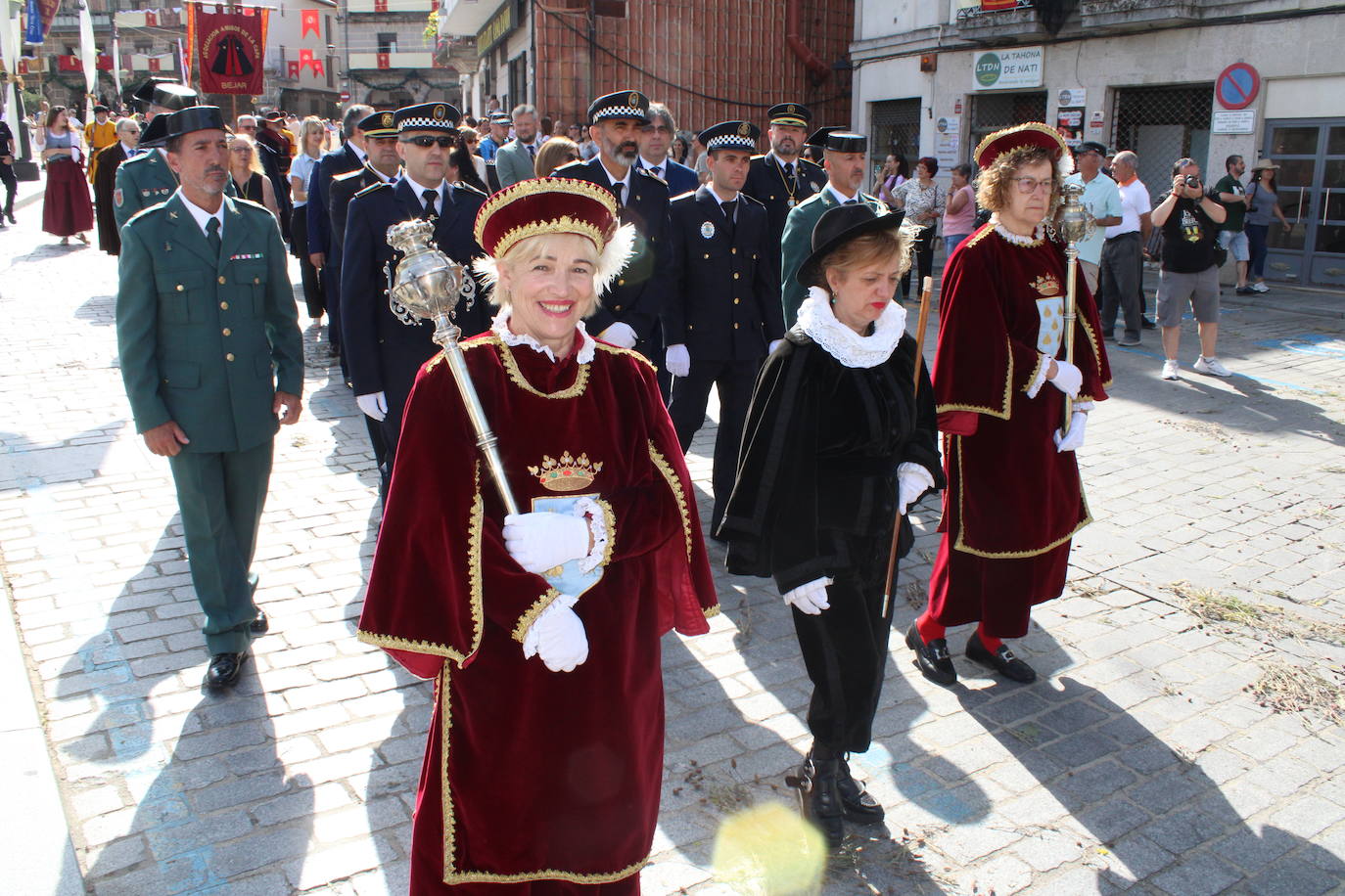 Béjar cumple un año más con la procesión del Corpus Christi como Fiesta de Interés Turístico Internacional