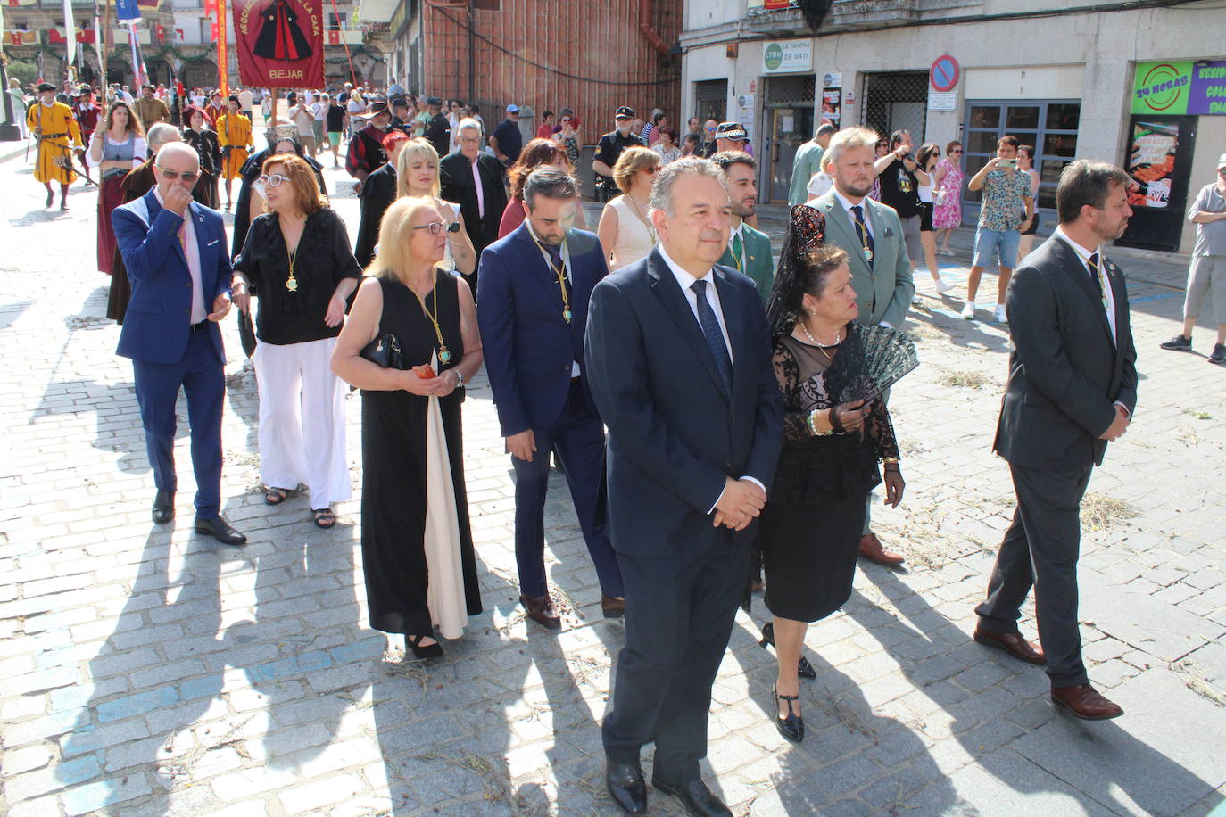 Béjar cumple un año más con la procesión del Corpus Christi como Fiesta de Interés Turístico Internacional