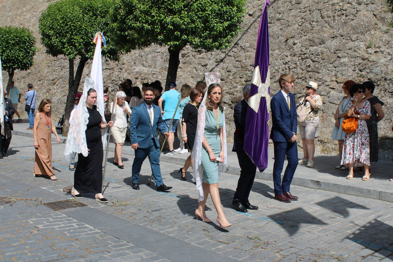 Béjar cumple un año más con la procesión del Corpus Christi como Fiesta de Interés Turístico Internacional