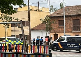 Despliegue en el lugar de los hechos.