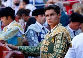 Manuel Diosleguarde en el coso de La Glorieta.